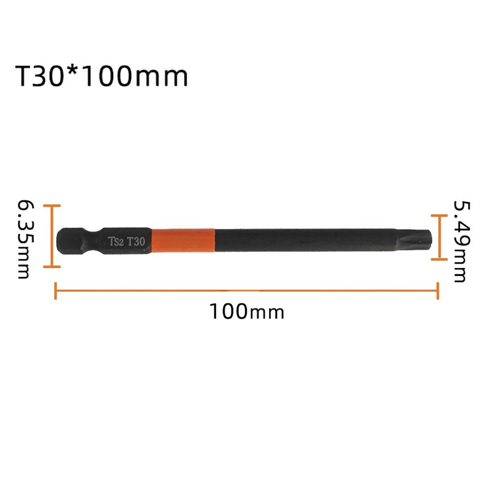 Практичная отвертка-бита T10-T40 1/4 дюйма с шестигранной головкой