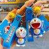 Car Keyring 3D Cartoon Character Decorative Exquisite Doraemon Keychain Pendant for Handbags