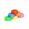6/12pcs Beer Bottle Sealing Caps, 6 Colors Creative Leak-Proof Wine Bottle Stoppers, Reusable Wine/Liquor Bottle Accessories (Random Color)