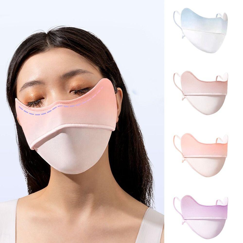 Ice Silk Sunscreen Mask Multicolor Sports Mask Creative Ultraviolet-proof Face Mask