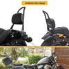 Задняя спинка для Harley XL883/1200/X48 с быстросъемной подушкой сиденья и багажной полкой для модификации мотоцикла