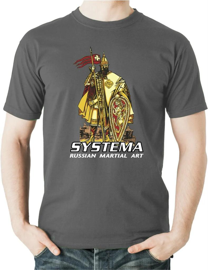 Systema Spetsnaz TShirt Russian Martial Art Vladimir Vasiliev Ryabko Summer Cotton Short Sleeve ONeck Mens T Shirt New S3XL