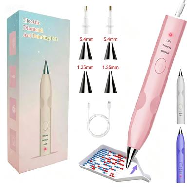 Adjustable Suction Electric Diamond Painting Pen Wireless Vacuum Pump Tool with Multiple Power Settings for Precision Crafting and Art Projects