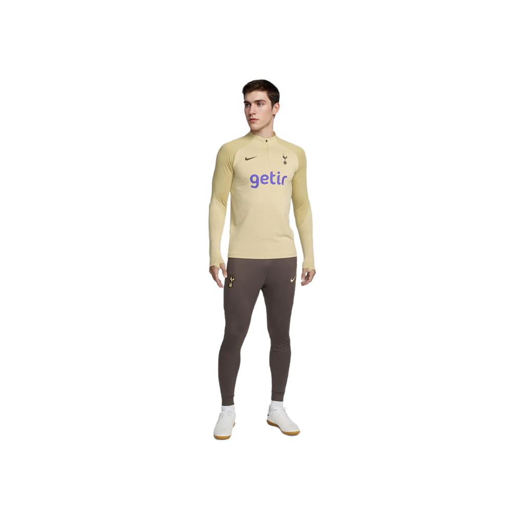 Nike Футболка мужская с длинным рукавом Tottenham Hotspur Strike Third Letter Print Spliced Knit Training Team-Gold DZ0846-784