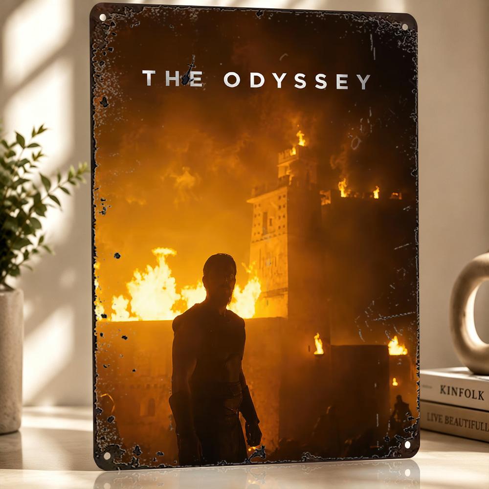 The Odyssey Movie Metal Poster Perfect Gift for Fans Lovers Customized Wall Art Metal Sign for Decor Living Room Decoration Man