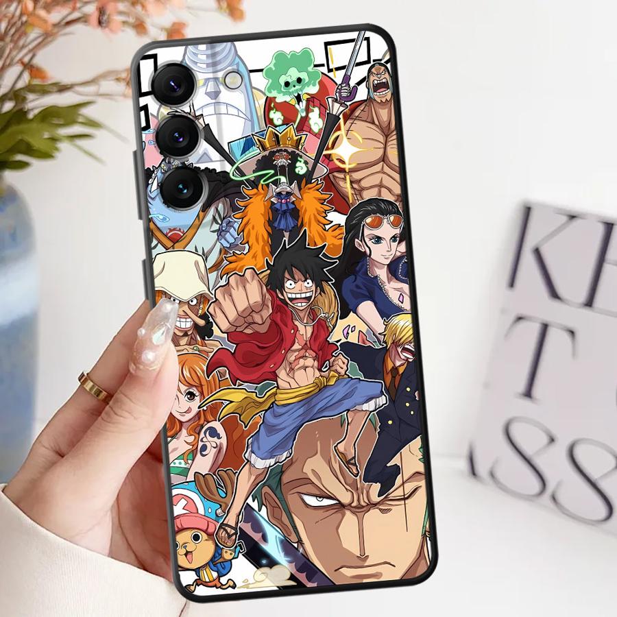 Чехол для телефона Samsung Galaxy A52 A36 A32 A26 A72 A23 A55 A41 A24 A53 A35 A25 A71 A73 A51 A22 Аниме One Piece Луффи