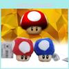 Cute Mario Series 8cm Mushroom Plush Doll Keychain Perfect For Collectors And Gifts