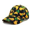 Spring/Summer Fashion Fruit Print Baseball Hat Soft Top Banana Duck Tongue Hat Unisex Pop Avocado Sunshade Duck Cap