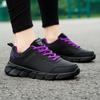 2025 New Outdoor Non-slip Lightweight Soft Leather Shoes Black Breathable Women Beach Wading Shoes Training Sneakers Size 41
