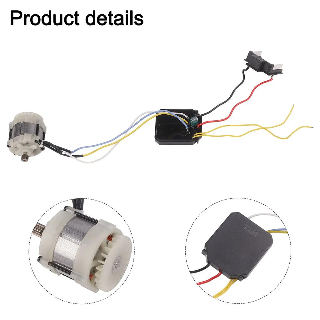 Brushless Chainsaw Motor Brushless Motor Assembly 14-Tooth Motor Plug-in Foot Design Reliable Operation Chainsaw Upgrades