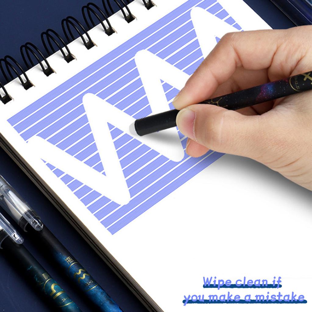 12 шт./коробка Стираемая гелевая ручка «Двенадцать созвездий» 0,5 Игла Полный стержень Шлифовка Термостираемая ручка Школьные офисные принадлежности