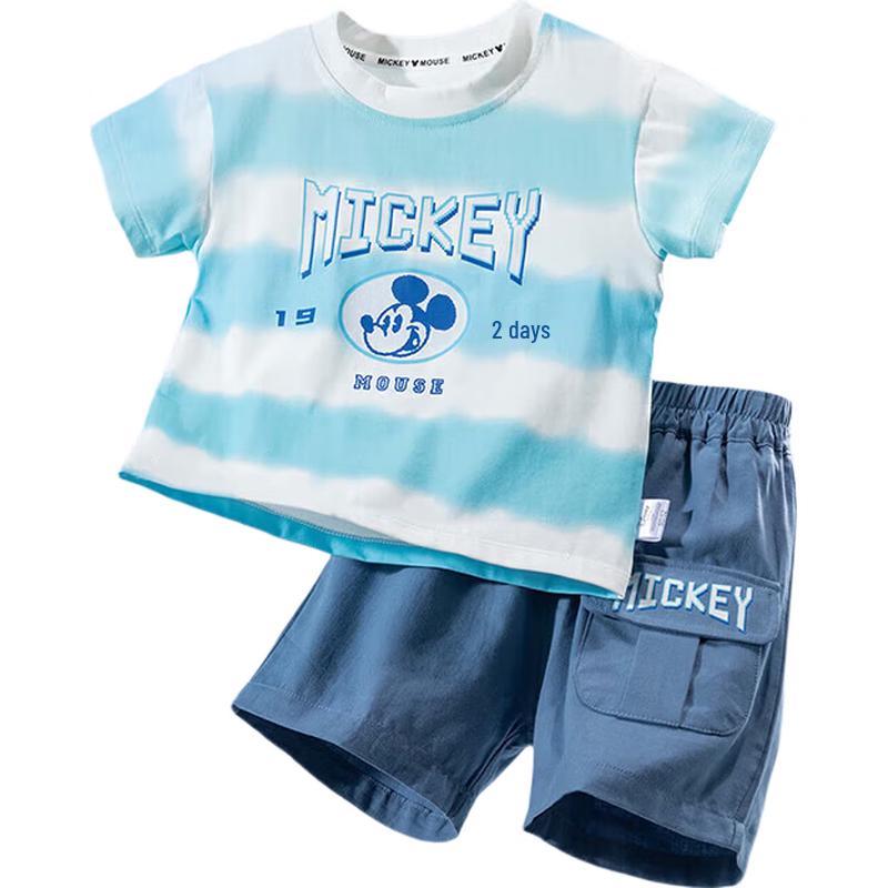 Disney Boys' Cartoon Short Sleeve & Shorts Set