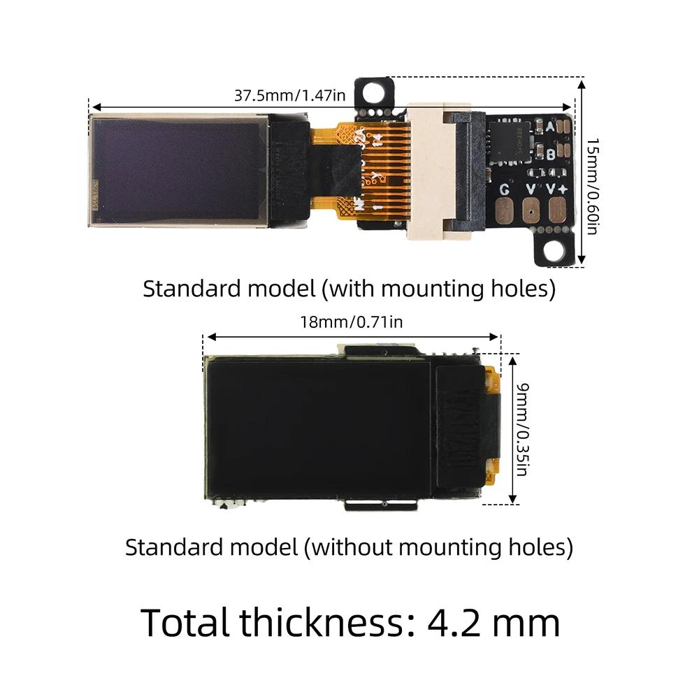 0.5inch OLED Digital Voltmeter DC 0-30V Ultra Slim Mini Voltage Tester 3.5-30Vfor Car Battery Adjustable Power Supply Monitoring