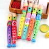 Wooden Cartoon 6-Hole Piccolo Recorder: Children's Educational Wind Instrument Toy
