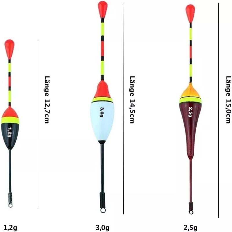 10 шт./лот набор поплавков для рыбалки буй поплавок палка поплавки колебание смешанный размер цвет флотатор для рыболовных принадлежностей