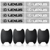 Interior Stickers 8Pcs Car Door Sticker Auto Handle Anti Scratch Protection Film Car Styling For Lexus IS250 Ct200h ES300h RX350RJ6 