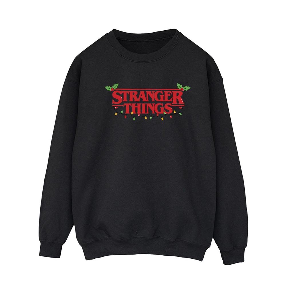 Netflix Womens/Ladies Stranger Things Christmas Lights Sweatshirt