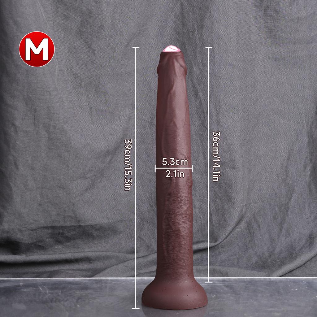 Новый Реалистичный Мягкий Длинный Вибратор Силиконовый Мужские Гениталии 2 Цвета Пенис Вагинальная Точка G Клитор Стимулятор Мастурбация Присоска Член Женский Анальный Секс-Игрушка