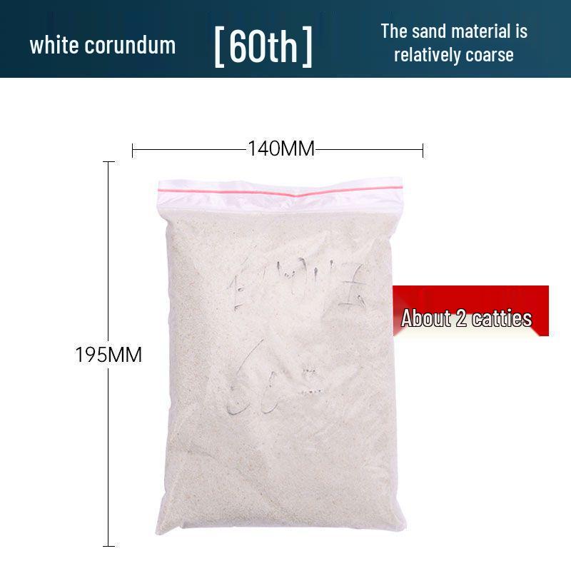 Пескоструйный аппарат с коричневым/белым корундом, стеклянными шариками и наждаком для использования абразивного песка