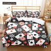 Постельное белье из полиэстера для покера, размер кинг, квин, новинка, групповые соревнования, пододеяльник для детей, мальчиков, девочек