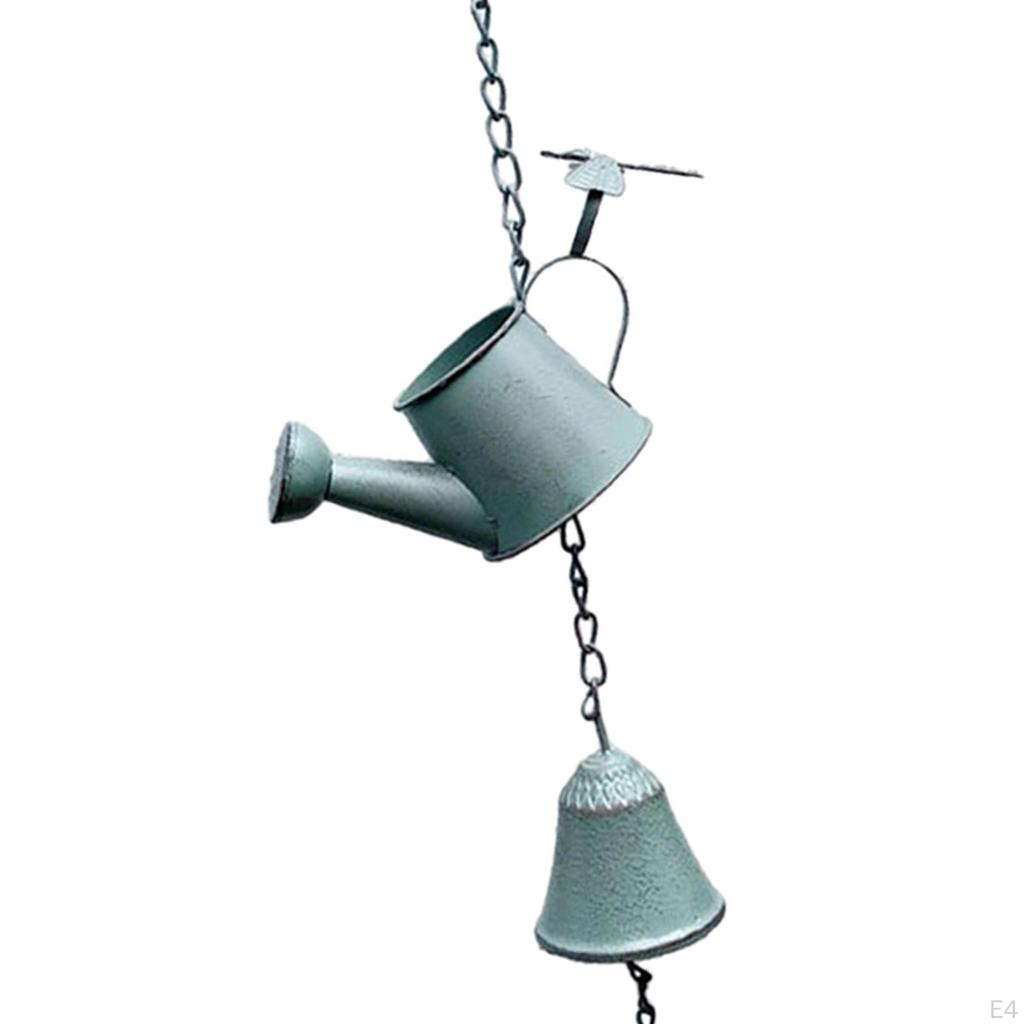 Подвесной железный колокольчик, винтажный колокольчик, металлический колокольчик для улицы, сада, двора, двора