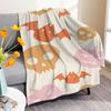 Halloween pumpkin skull digitalprinted polyester Bedroom velvet flannel soft sofa cover blanket Fleece soft sofa cover blankets