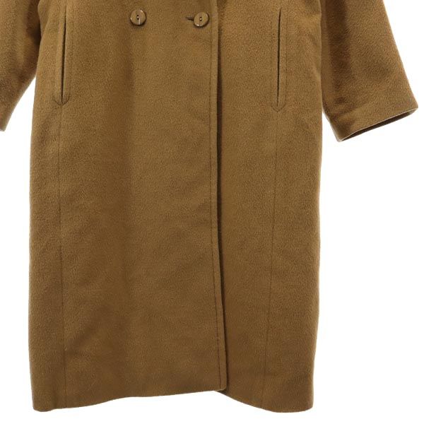 Herno Сделано в Италии Пальто шерстяное с длинным рукавом Коричневое Женское Б/у