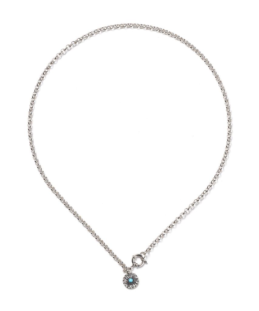 Хирургическая синяя подвеска-ожерелье Polalita (Plt-Nl-034_Sv)