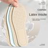Latex Insoles Arch Support Comfortable Shock Absorption Breathable Deodorization Shoe Pad Thin Leathe Soft Sports Insole