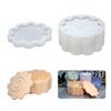 Petal Storage Box Silicone Mold Jewelry Box Molds Epoxy Resin Concrete Cement Gypsum Candle Jar Mould Home Decors