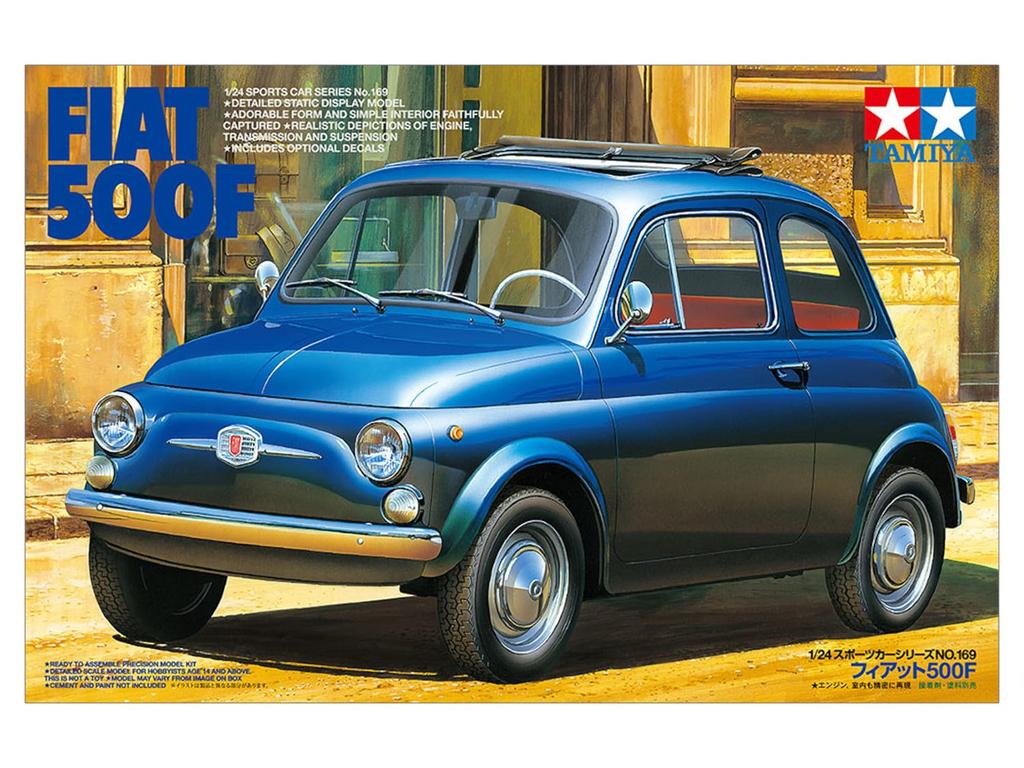 Tamiya 1/24 Серия спортивных автомобилей №. 169 Fiat 500F Пластиковая модель 24169