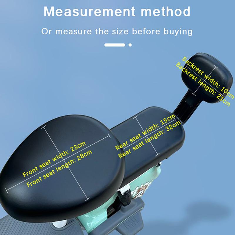 Чехол для сиденья электрического велосипеда из ПУ, универсальный чехол для сиденья автомобиля, аккумулятора, велосипеда, защита от солнца, дышащий, мягкий и удобный