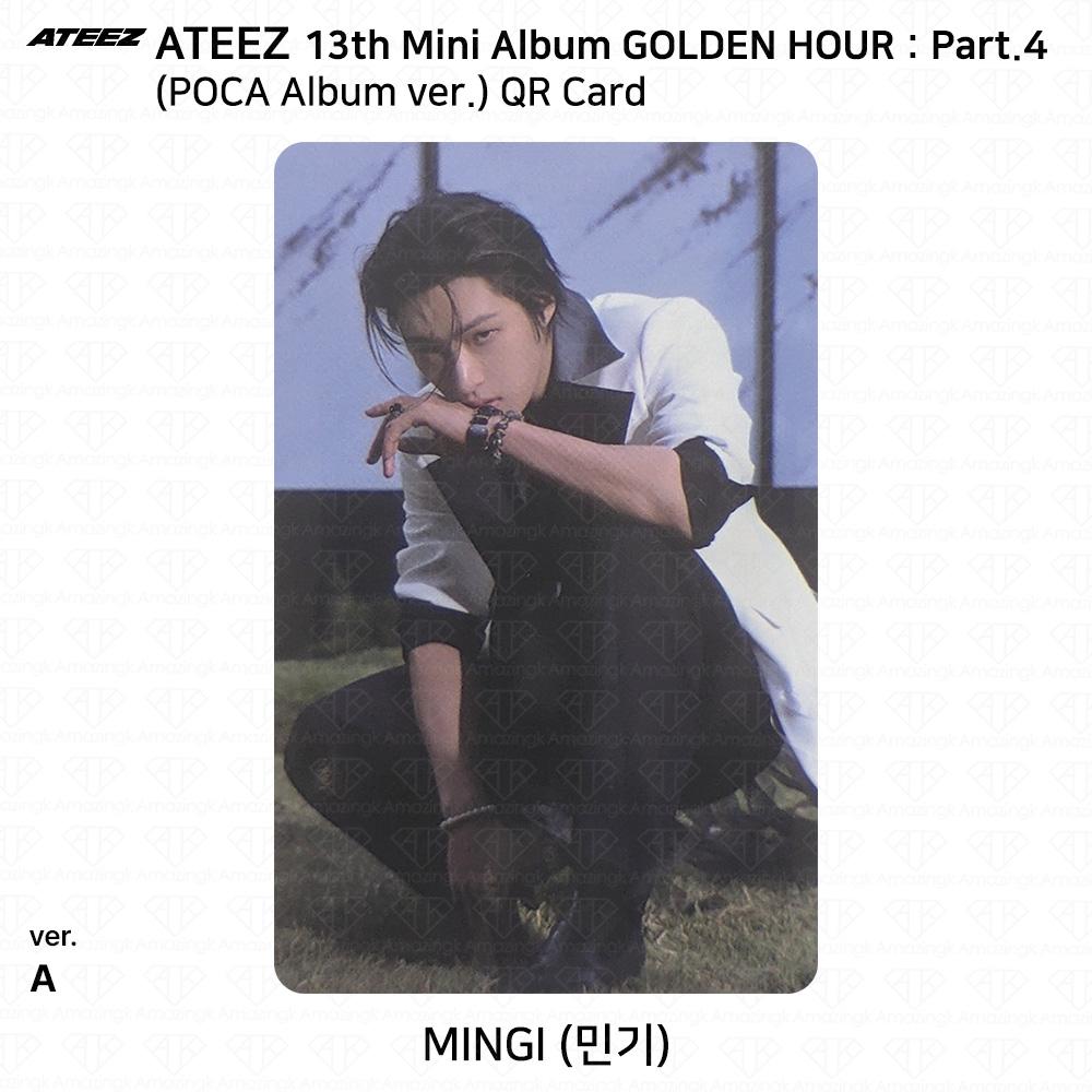 ATEEZ 13-й мини-альбом Golden Hour Часть 4 POCA Альбом версия. Фотокарта