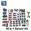 45 в 1 Модули датчиков 16 видов Стартовый набор для Arduino Raspberry Pi, лучше, чем 37 в 1 с коробкой DIY UNO R3 MEGA2560