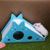 Funny Hamster Slide Toy Guinea Pig Assembled Slide Toys Chinchillas Hamster House Cage Breathable Hamster Accessories