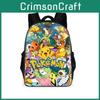 Рюкзак Pokmon 17 дюймов из Оксфорда с дышащим комфортом для школьников