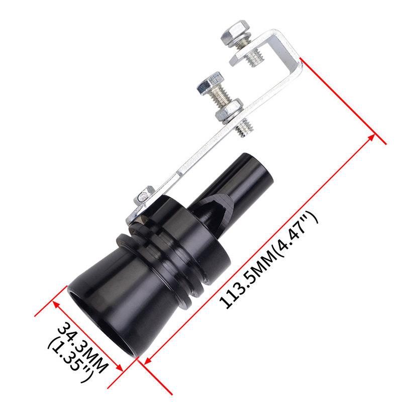 Universal Turbo Whistle Exhaust Muffler - Loud Turbo Sound Simulator Pipe for Car Styling, Performance Upgrade,Easy Installation