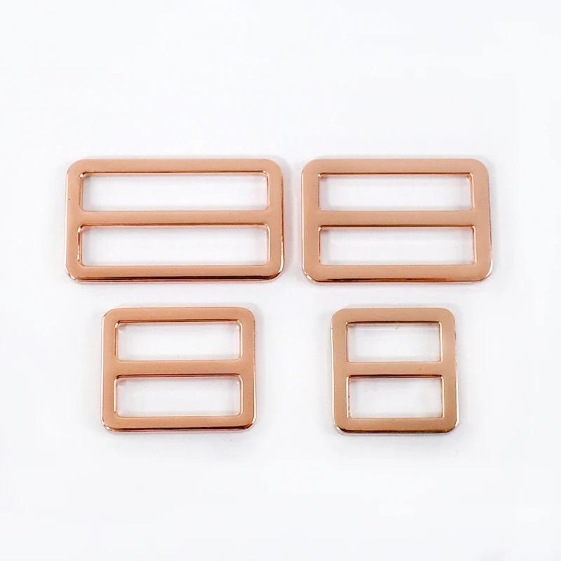 Meetee 20 шт. 20-50 мм 16 цветов Металлическая пряжка Регулировочные пряжки для стропы Ползунок для ремня сумки Кольцо Застежка DIY Кожаная фурнитура Аксессуары