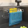 Stainless Steel Sponge Drainer Rack Hollowed Sponge Stand Sink Sponge Holder  Bathroom