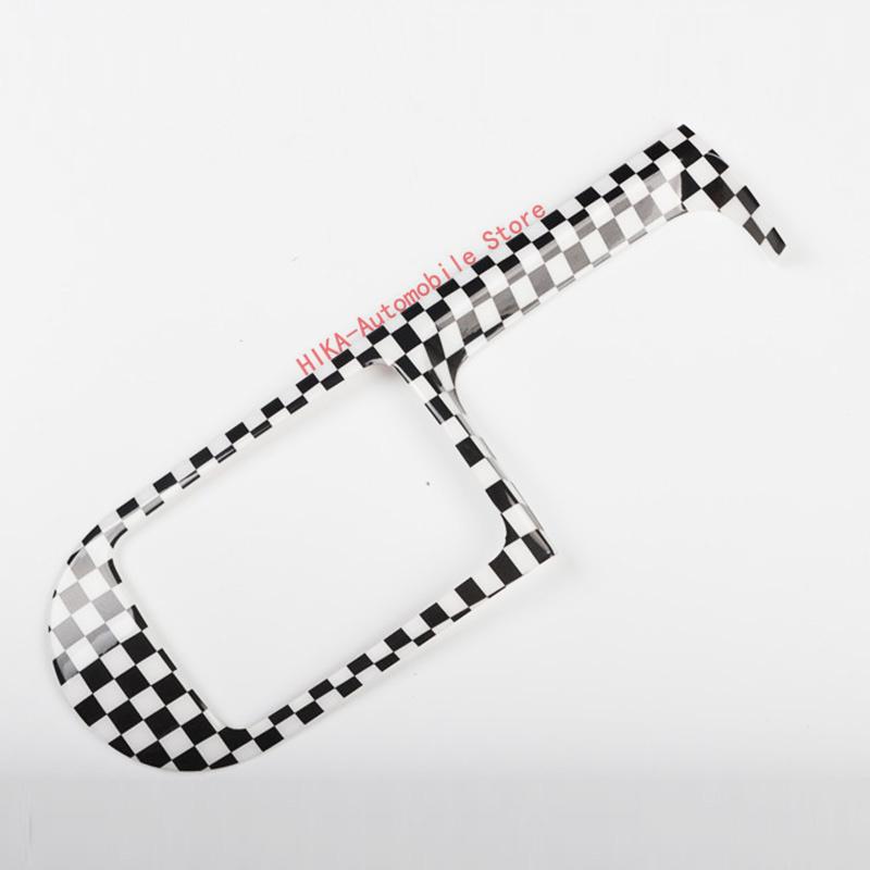 For volkswagen beetle 2003-2010 black carbon fiber Interior gear panel decoration shift knob trim cover 2004 2005 2006 2007 2008