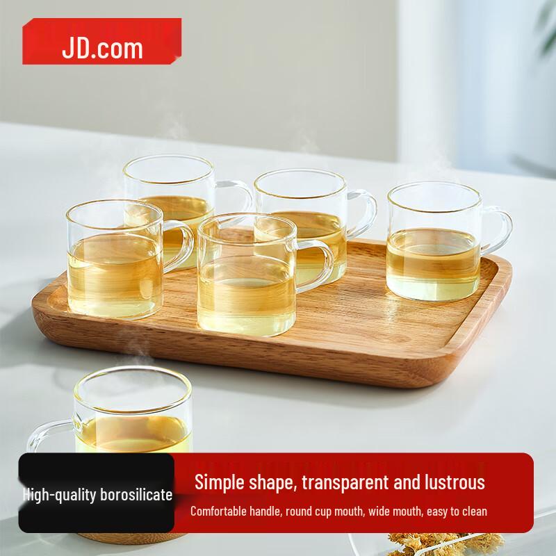 Стеклянные стаканы для питья Jingzao из боросиликатного стекла