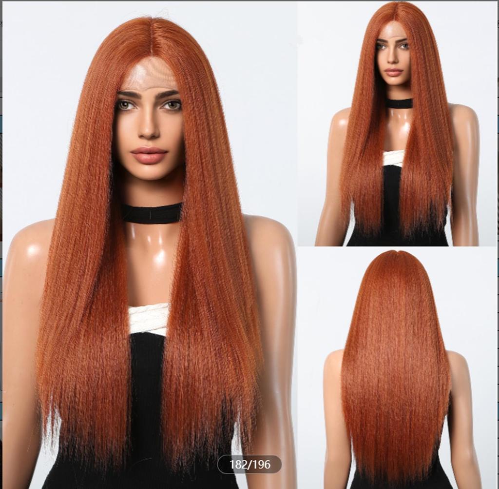 ALAN EATON Длинные синтетические прямые омбре пепельные платиновые блонд парики на шнуровке для женщин, косплей, вечерние волосы высокой плотности, термостойкие