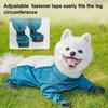 Водонепроницаемые сапоги для собак, сапоги с подвязками для домашних животных, защита для живота и лап для маленьких и средних щенков, штаны для защиты от дождя и снега, леггинсы для собак для прогулок на свежем воздухе