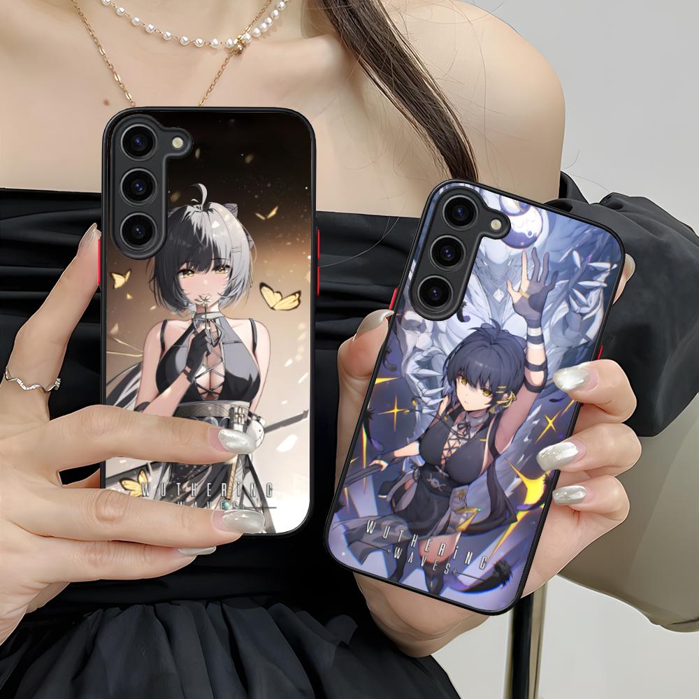 Чехол из силикона Wuthering Waves Rover для мобильного телефона Samsung Galaxy S26 S25 S24 S23 S22 S21 Plus FE Ultra Цветной чехол