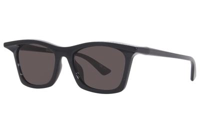 Солнцезащитные очки Balenciaga Asian BB0099SA, Унисекс, Посадка, 001, Черный/Серый