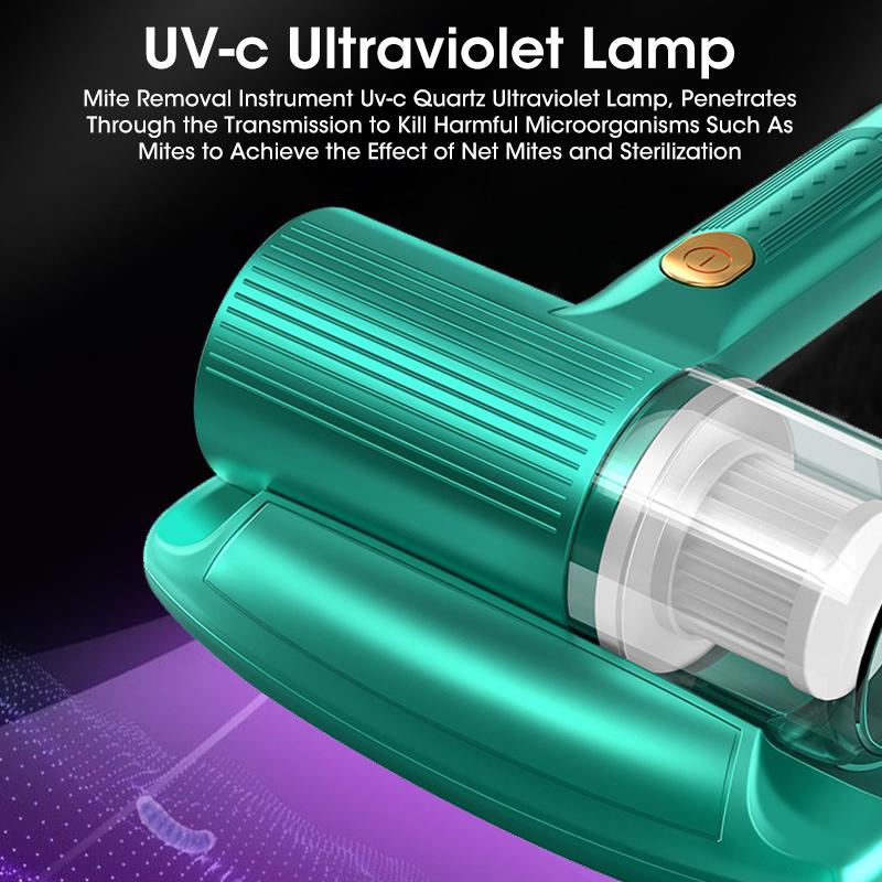 Бытовой беспроводной УФ-стерилизатор клещей-пылесос Ручной портативный клещей-машина Двойная похлопывающая кровать Глубина клещей-метра