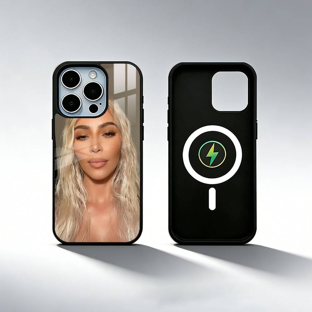 K-Ким Кардашьян M-Мемы Чехол для телефона для iPhone 17, 16, 15, 14, 13, 12, 11 Plus, Pro Магнитный с Magsafe Беспроводная зарядка