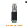 Конвертер RJ45 в RS485 Адаптер-терминал RJ45 Адаптер RJ45 в RS485 Разъем на клеммы