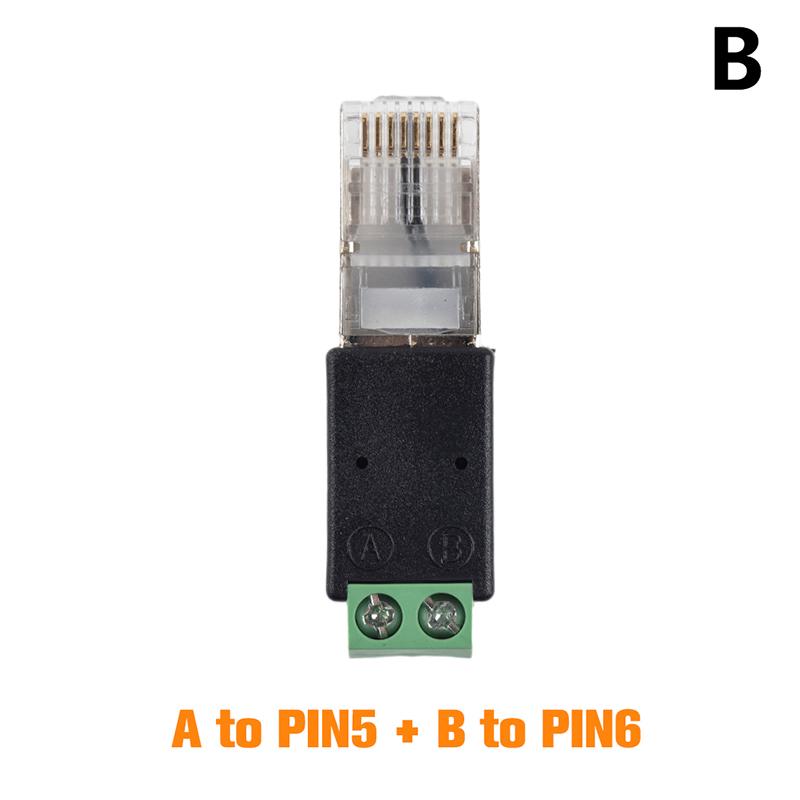 Конвертер RJ45 в RS485 Адаптер-терминал RJ45 Адаптер RJ45 в RS485 Разъем на клеммы