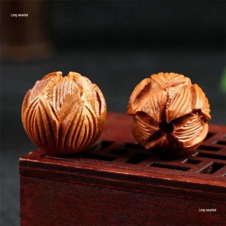 Carved Peach Pit Bead Bracelet: Pendant Accessory for Children, Babies, Pregnant Women & Elderly
